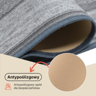 Chodnik Antypoślizgowy Szary Ramka