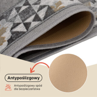 Chodnik Antypoślizgowy Szary Mozaika
