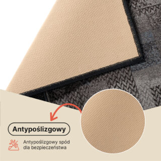 Chodnik Antypoślizgowy Ciemny Szary Granatowy
